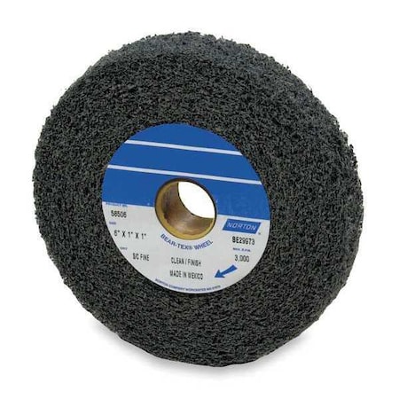 Convolute Wheel, Clean/Finish, 6x2x1, MED MPN:66261058510