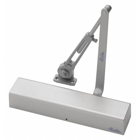 Manual, Hydraulic, Norton 210, Door Closer, Heavy Duty Interior and Exterior, Gray MPN:210 x 689 x TPH