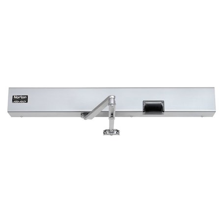 Manual, Hydraulic, Norton 7100SZ, Door Closer, Heavy Duty Interior and Exterior, Gray MPN:7114SZ x RH x 24VDC x 689