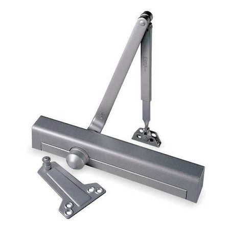 Manual, Hydraulic, Norton 8000, Door Closer, Heavy Duty Interior and Exterior, Gray MPN:8301 X 689