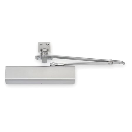 Manual, Hydraulic, Norton 8000, Door Closer, Heavy Duty Interior and Exterior, Gray MPN:UNI8501 x 689