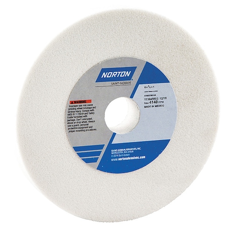 Grinding Wheel, T1, 6x3/4x1, AO, 60G, Wht MPN:07660788246