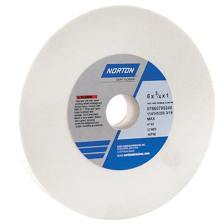 Grinding Wheel, T1, 6x3/4x1, AO, 150G, White MPN:07660788248