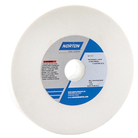Grinding Wheel, T1, 6x1x1, AO, 100G, White MPN:07660788262