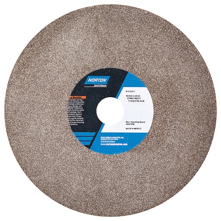 Grinding Wheel, 8 in. Dia, AO, 60/80G, Brown MPN:07660788277