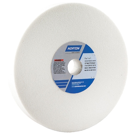 Grinding Wheel, T1, 8x1x1, AO, 60G, White MPN:07660788281