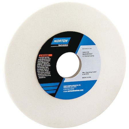 Grinding Wheel, T1, 6x1/4x1.25, AO, 80G, PK5 MPN:66252835807