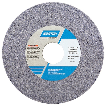 Grinding Wheel, T1, 6x1/2x1-1/4, AO, 46G, PK5 MPN:66252836380