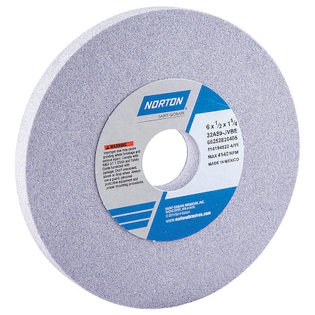 Grinding Wheel, T1, 6x1/2x1-1/4, AO, 80G, PK5 MPN:66252836405