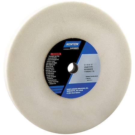 Grinding Wheel, T1, 6x1/2x1/2, AO, 60G, PK5 MPN:66252836530