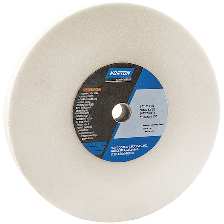 Grinding Wheel, T1, 6x1/2x1/2, AO, 80G, PK5 MPN:66252836548