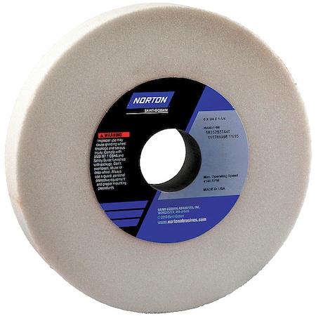 Grinding Wheel, T1, 6x3/4x1.25, AO, 60G, PK5 MPN:66252837445