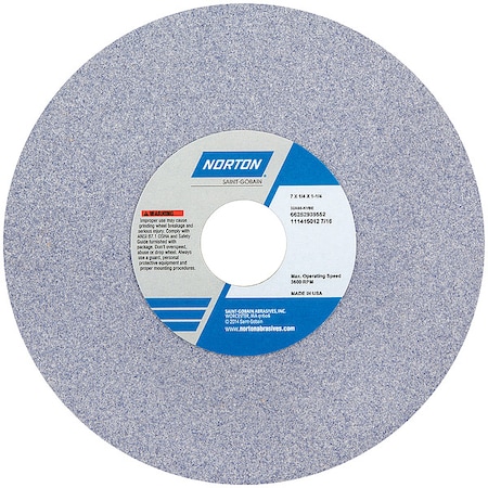 Grinding Wheel, T1, 7x1/4x1-1/4, AO, 60G, PK5 MPN:66252939552