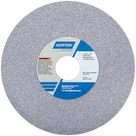 Grinding Wheel, T1, 7x3/4x1-1/4, AO, 60G, PK5 MPN:66252941938