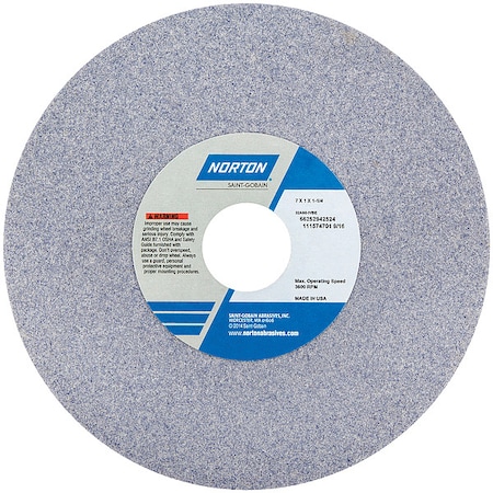 Grinding Wheel, T1, 7x1x1-1/4, AO, 60G, PK5 MPN:66252942524