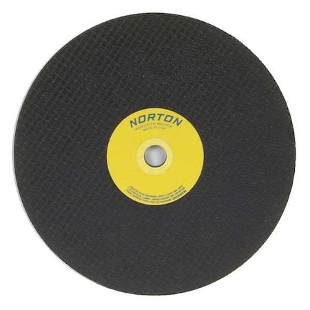 Abrasive Cut-Off Wheel, Type 1, 8 in Dia, 0.125 in Thick, 5/8 in Arbor Hole Size, Aluminum Oxide MPN:66253022712