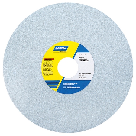 Grinding Wheel, T1, 8x1/4x1.25, CA, 80G, PK5 MPN:66253043353