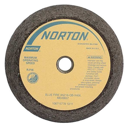 Flaring Cup Wheel, 6x4-3/4x2 In, 5/8-11 MPN:66253198584