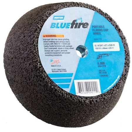 Flaring Cup Grinding Wheel, ZA, 6 in. Dia MPN:66253198586