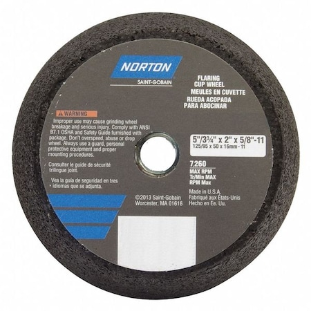 Flaring Cup Grinding Wheel, Type 11 MPN:66253479679