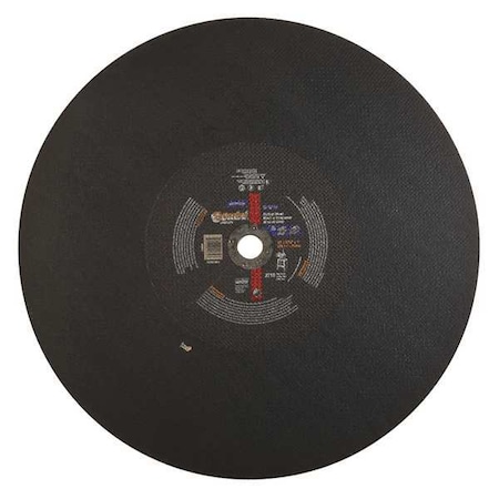 Abrasive Cut-Off Wheel, Type 1, 20 in Dia, 0.1563 in Thick, 1 in Arbor Hole Size, Aluminum Oxide MPN:69078609032