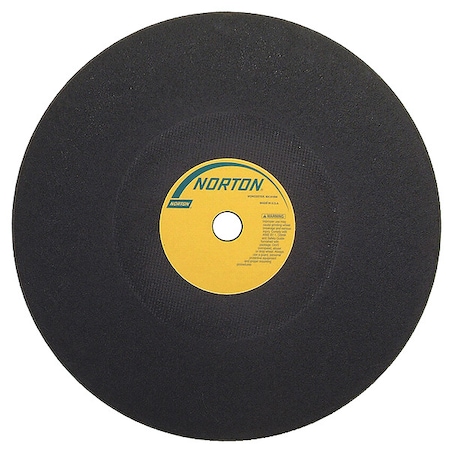 Abrasive Cut-Off Wheel, Type 1, 26 in Dia, 0.2188 in Thick, 1 3/4 in Arbor Hole Size, 24 Grit MPN:69083166431
