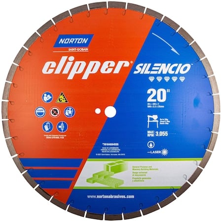 Silencio Seg Masonry Blade, 20 X .125 X 1 MPN:70184684535