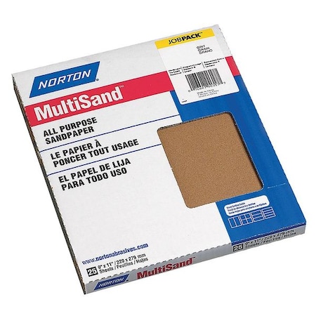 Sanding Sheet, 11x9 In, 120 G, AlO, PK25 MPN:07660700357