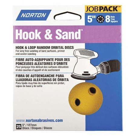 Hook-and-Loop Sanding Disc, 5