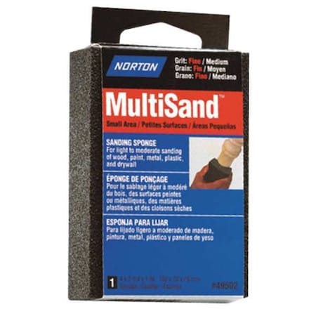 Sanding Sponge, Med/Fine, 4x2-3/4x1 In MPN:07660749502
