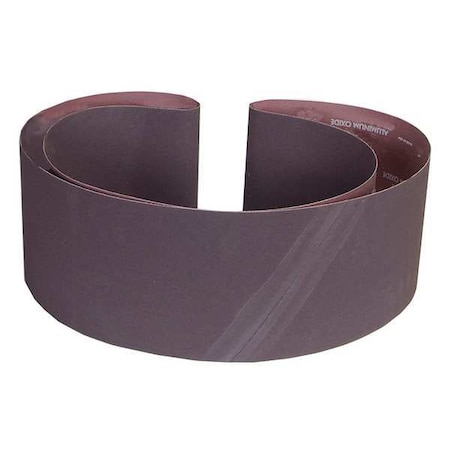 Sanding Belt, 6 in W, 89 in L, Coated, Aluminum Oxide, 60 Grit, Coarse, R215 Metalite, Brown MPN:07660760061