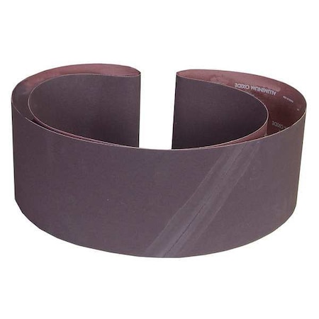 Sanding Belt, 6 in W, 108 in L, Coated, Aluminum Oxide, 80 Grit, Coarse, R215 Metalite, Brown MPN:07660760082