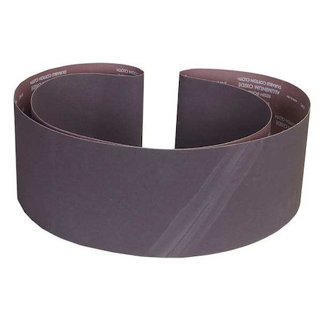Sanding Belt, 6 in W, 108 in L, Coated, Aluminum Oxide, 100 Grit, Medium, R215 Metalite, Brown MPN:07660760083