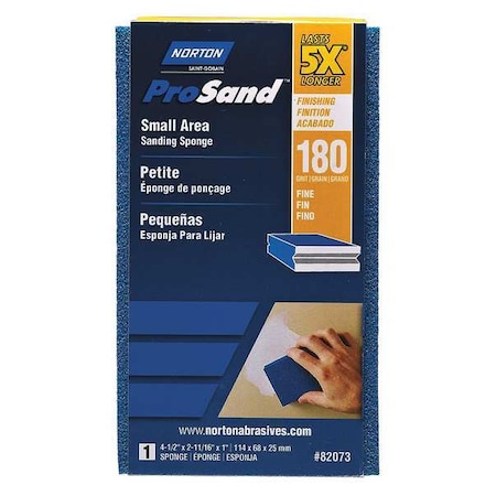 Sanding Sponge, Very Fine, Blue, 4-1/2 in.L MPN:07660782073