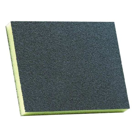 Sanding Sponge, Fine, 4-3/4x3-3/4x1/2 In MPN:63642552869