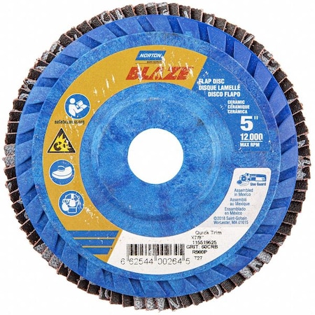 Flap Disc, Ceramic, Type 27, 5