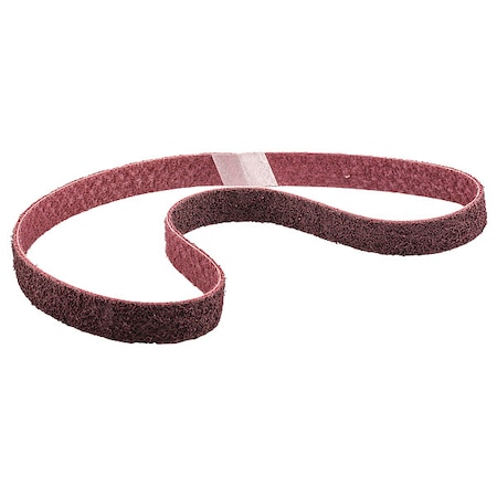 Surface-Conditioning Belt, 1 in W, 42 in L, Non-Woven, Aluminum Oxide, Not Applicable Grit, Medium MPN:66254441289