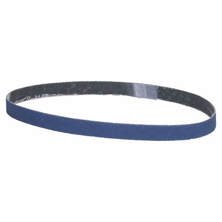 Sanding Belt, Coated, Zirconia Alumina, 40 Grit, Extra Coarse, BlueFire R887D, Blue MPN:66254444193