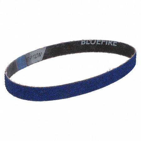 Sanding Belt, Coated, Zirconia Alumina, 40 Grit, Extra Coarse, BlueFire R887D, Blue MPN:66254457869