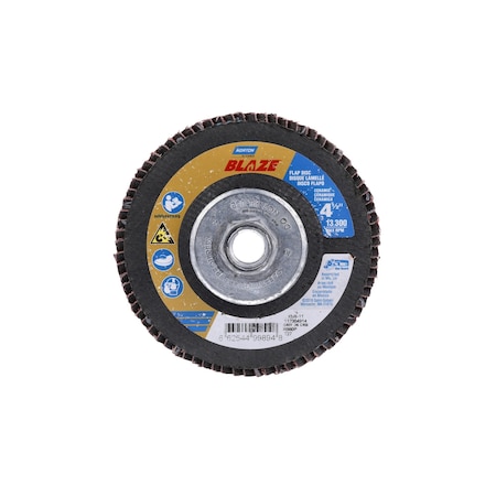 Flap Disc, Ceramic, Type 27, 4 1/2
