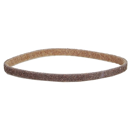 Surface-Conditioning Belt, 1/2 in W, 12 in L, Non-Woven, Aluminum Oxide, Not Applicable Grit, Brown MPN:66261003177