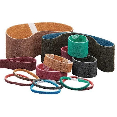 Surface-Conditioning Belt, 2 in W, 48 in L, Non-Woven, Aluminum Oxide, Not Applicable Grit, Medium MPN:66261006648
