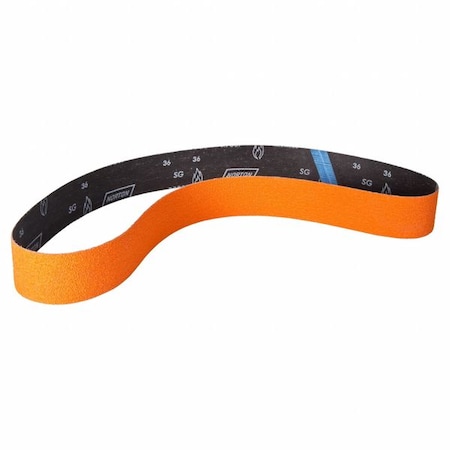 Sanding Belt, Coated, Ceramic, 100 Grit, Medium, Blaze R980P, Blaze MPN:66261041380