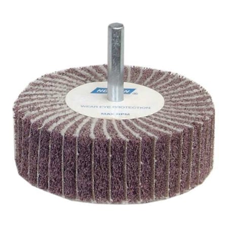 Flap Wheel, 2 in Dia, 1 in W, Medium, PK10 MPN:66261051722