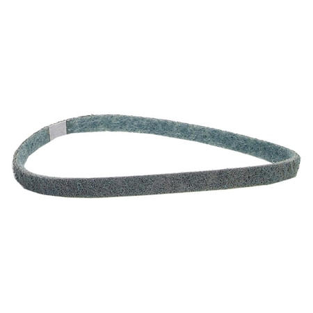Surface-Conditioning Belt, 1/2 in W, 18 in L, Non-Woven, Aluminum Oxide, Not Applicable Grit, Blue MPN:66261055311