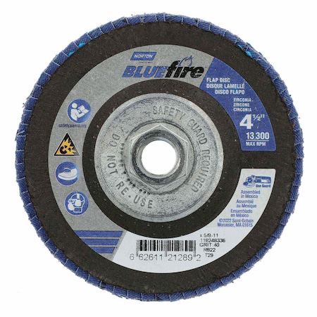 Conical Flap Disc, 4-1/2