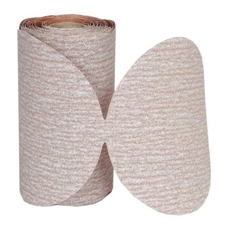PSA Paper Disc Roll, 3in.dia., 80 Grit, Brn MPN:66261136376