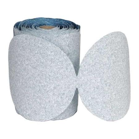 PSA Paper Disc Roll, 5in.dia., 100 Grit, Bl MPN:66261140501