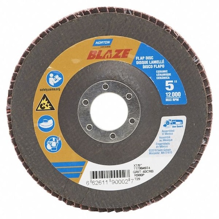 Flap Disc, Ceramic, Type 29, 5