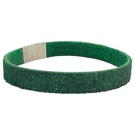 Surface-Conditioning Belt, 1 in W, 18 in L, Non-Woven, Aluminum Oxide, Not Applicable Grit, Fine MPN:66623333429